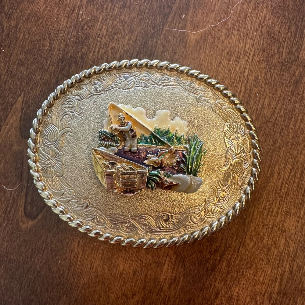 Fishing Belt Buckle